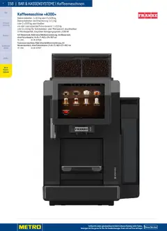 Metro angebote Angebote Gastro Non Food 2025 ab 02.12.2024 gültig | Seite: 158 | Produkte: Kaffeemaschine