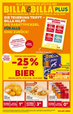 Billa Flugblatt - Niederösterreich ab 16.10.2025 gültig