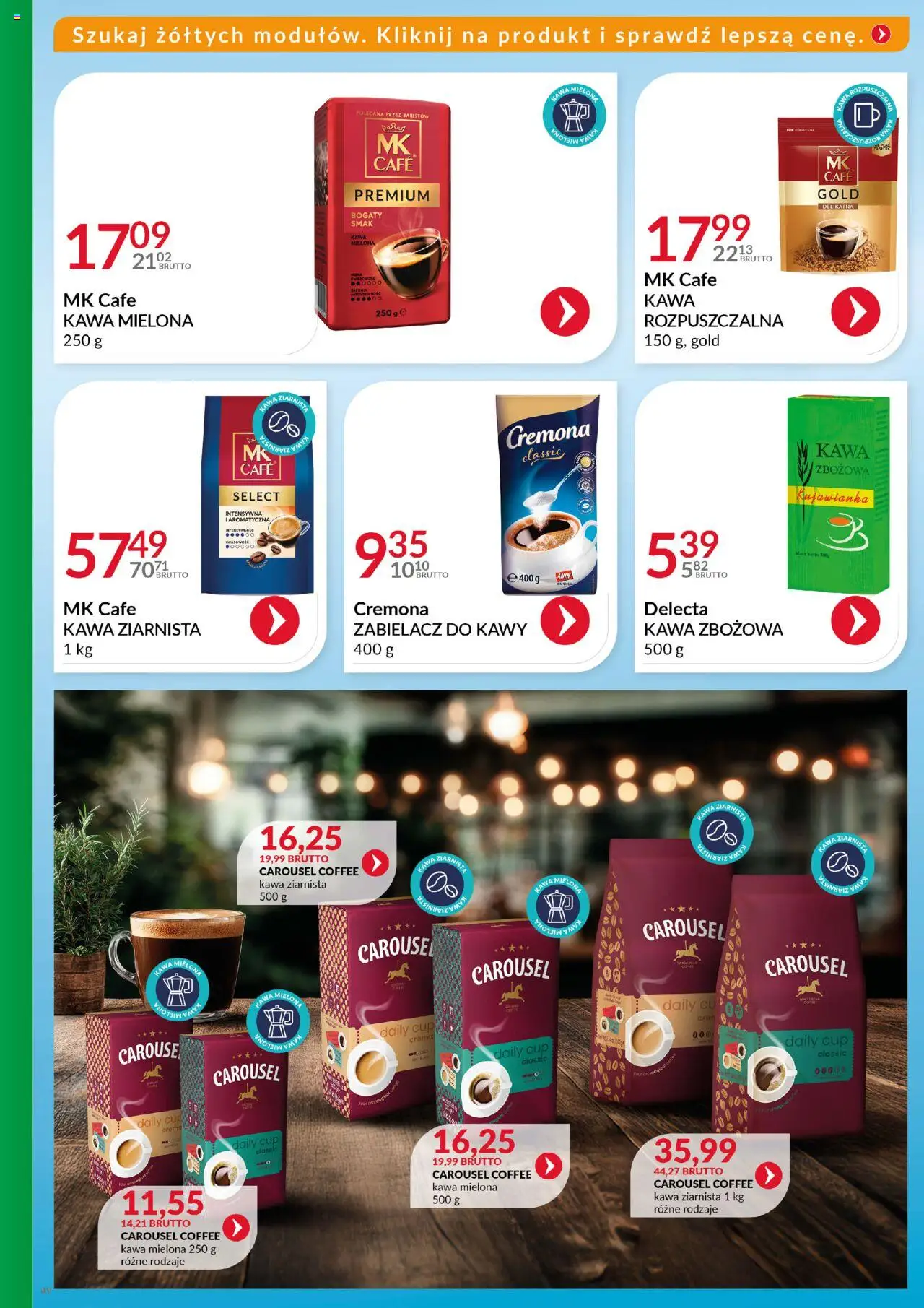 Eurocash Gazetka - Katalog Artykułów Spożywczych od 27.07.2025 | Strona: 49 | Produkty: Kawa ziarnista, Róż, Kawa
