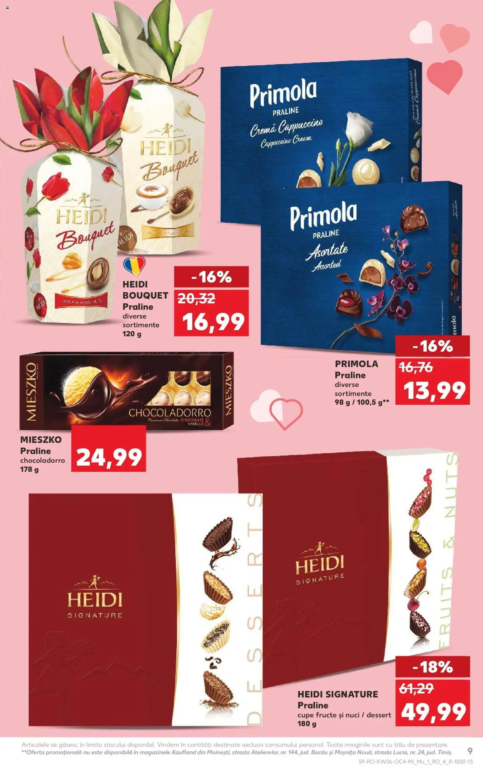 Noul catalog Kaufland – valabil de la 04.02.2026 | Pagină: 9 | Produse: Praline, Cremă, Nuci, Fructe