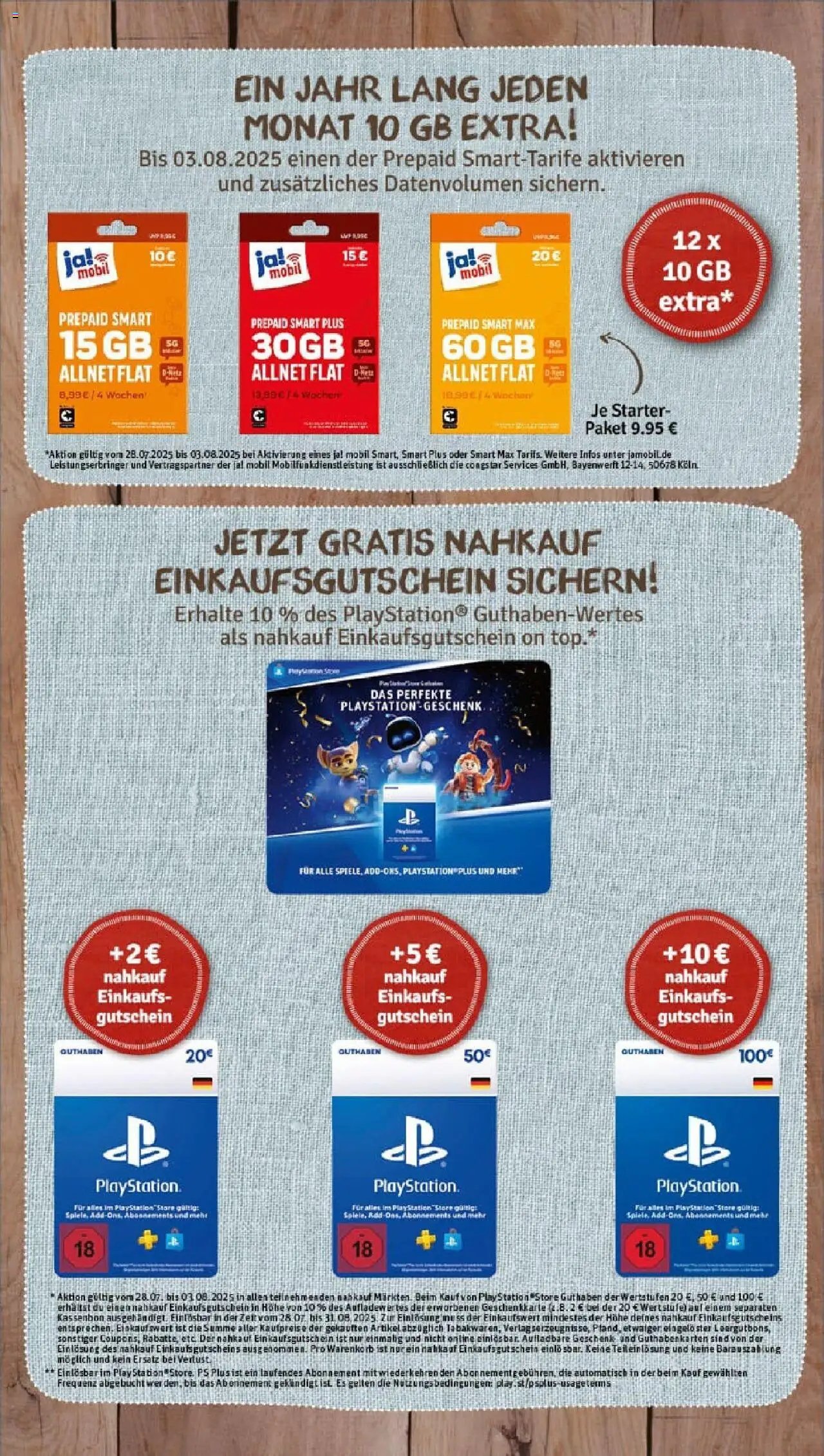 Rewe prospekt Lage	 - gültig ab dem 27.07.2025 | Seite: 10 | Produkte: Playstation