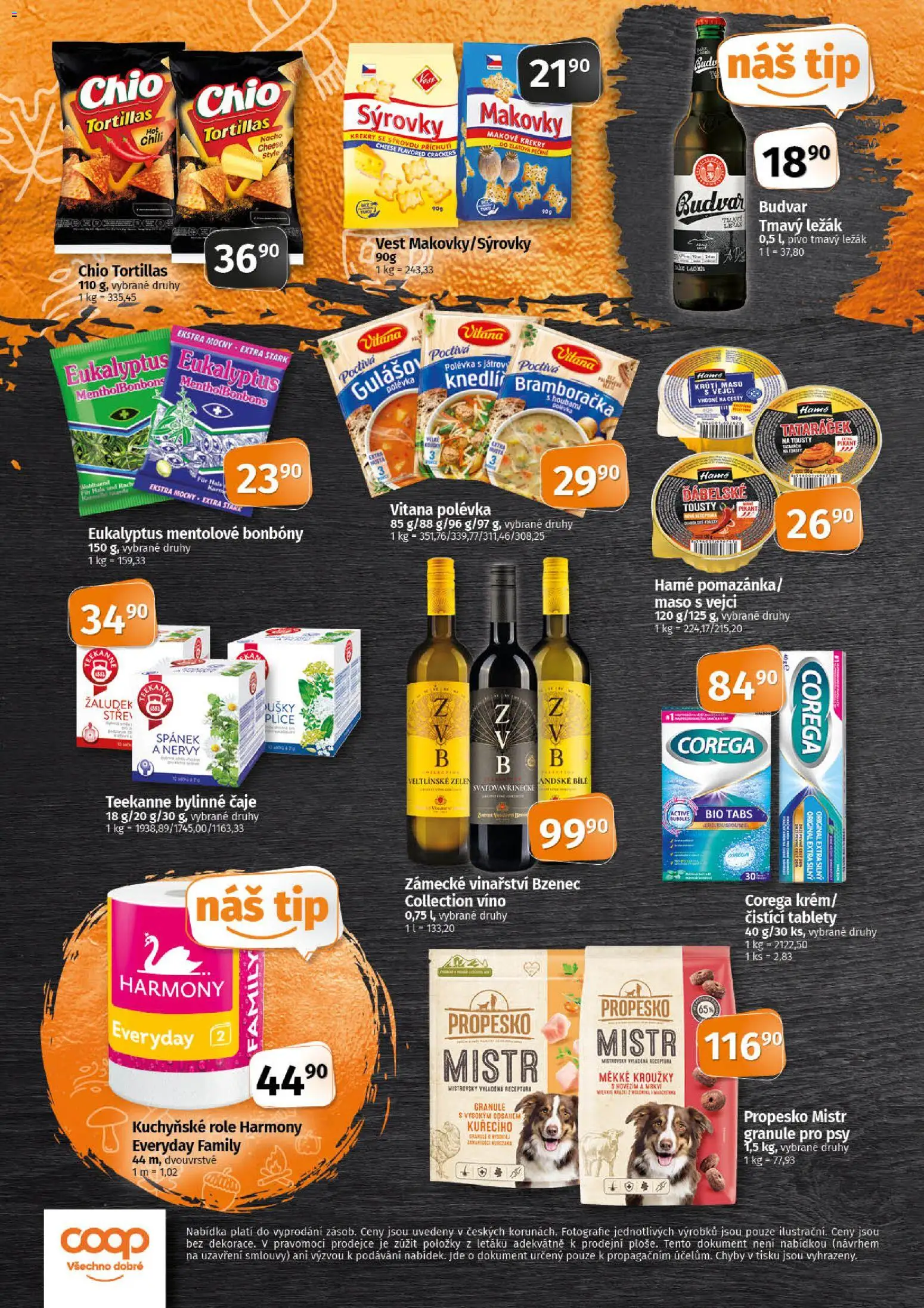 Coop leták - Tip Extra od 29.10.2025 | Strana: 4 | Produkty: Propesko, Granule, Teekanne, Čaje