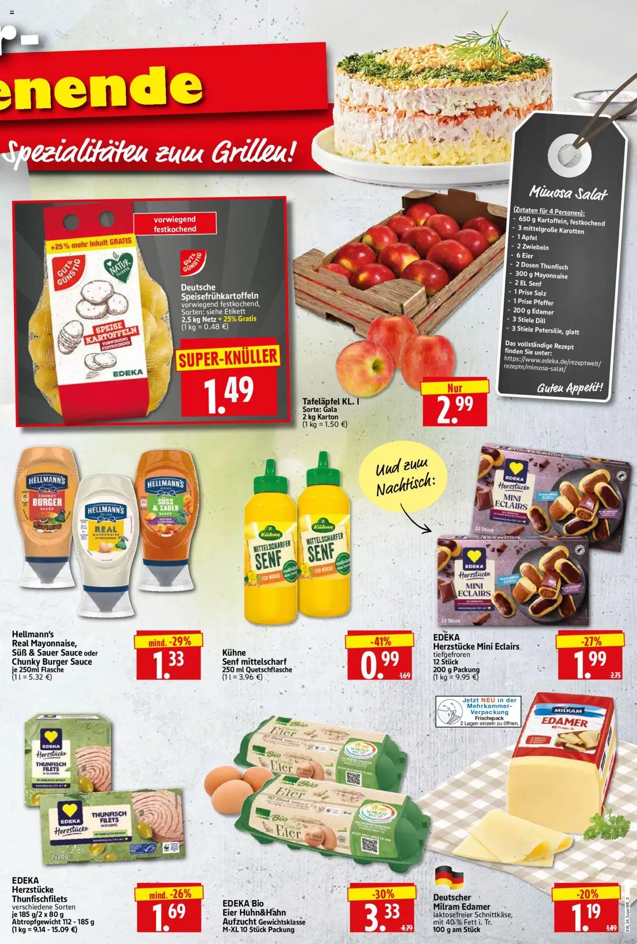 HERKULES Sonderbeilage - gültig ab dem 21.08.2025 | Seite: 3 | Produkte: Burger, Zwiebeln, Salz, Salat