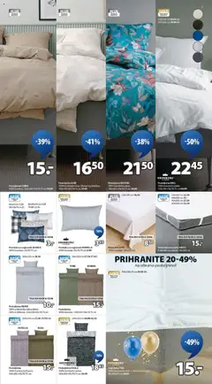 JYSK katalog akcije – veljaven od 15.10.2025 | Stran: 11 | Izdelki: Vzglavnik, Posteljnina, Rjuha, Jogi
