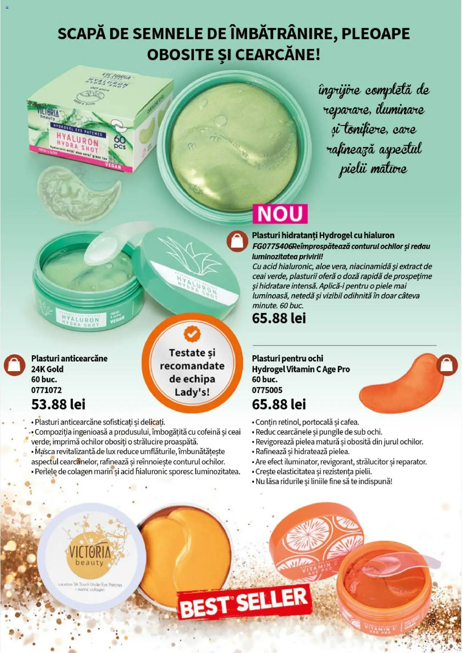 Noul catalog Lady’s – valabil de la 05.01.2026 | Pagină: 65 | Produse: Plasturi, Mătură, Ceai