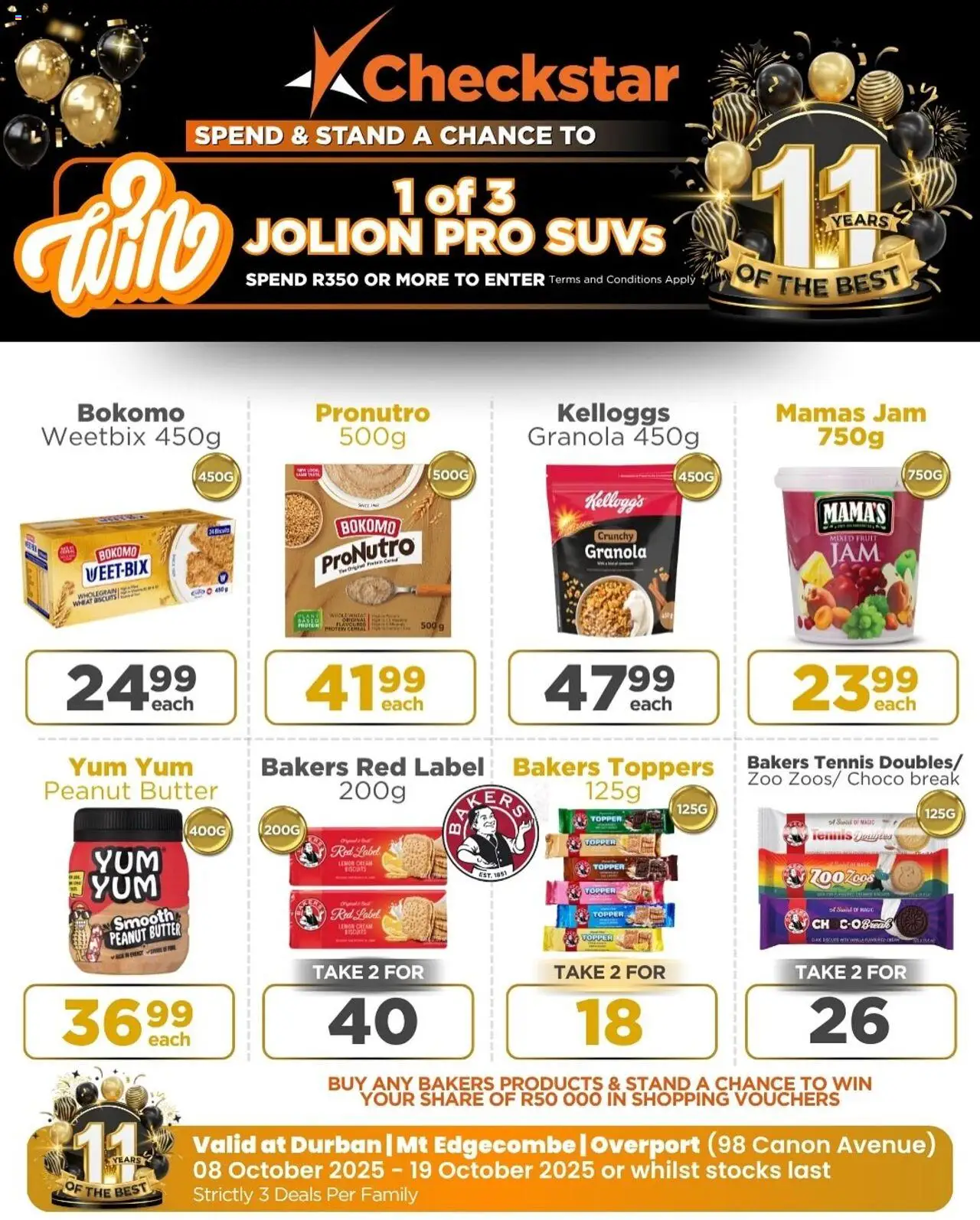 New Check Star catalogue – valid from 08.10.2025 | Page: 12 | Products: Jam, Butter, Biscuits, Lemon