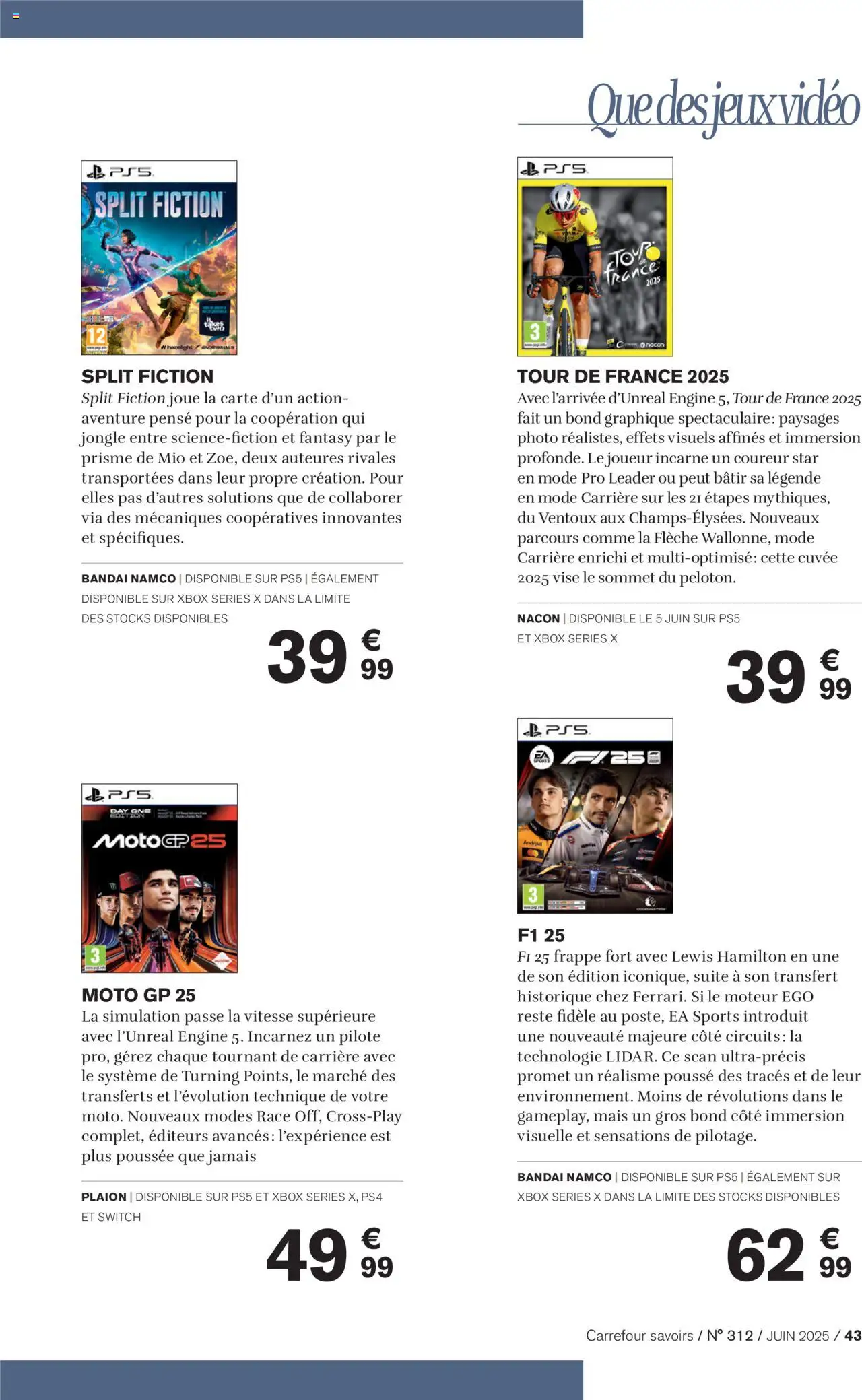  | Page: 43 | Produits: Joueur, Xbox, Mais
