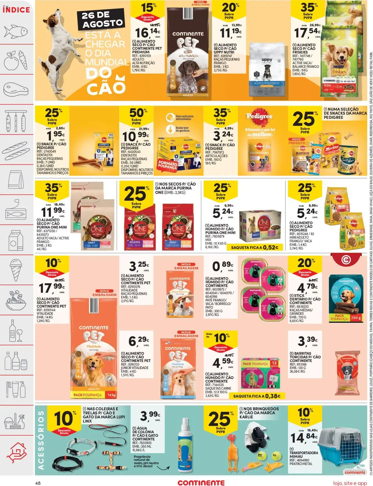 Continente folheto │ válido de 19.08.2025 | Página: 48 | Produtos: Purina one, Frango, Fragrância, Carne
