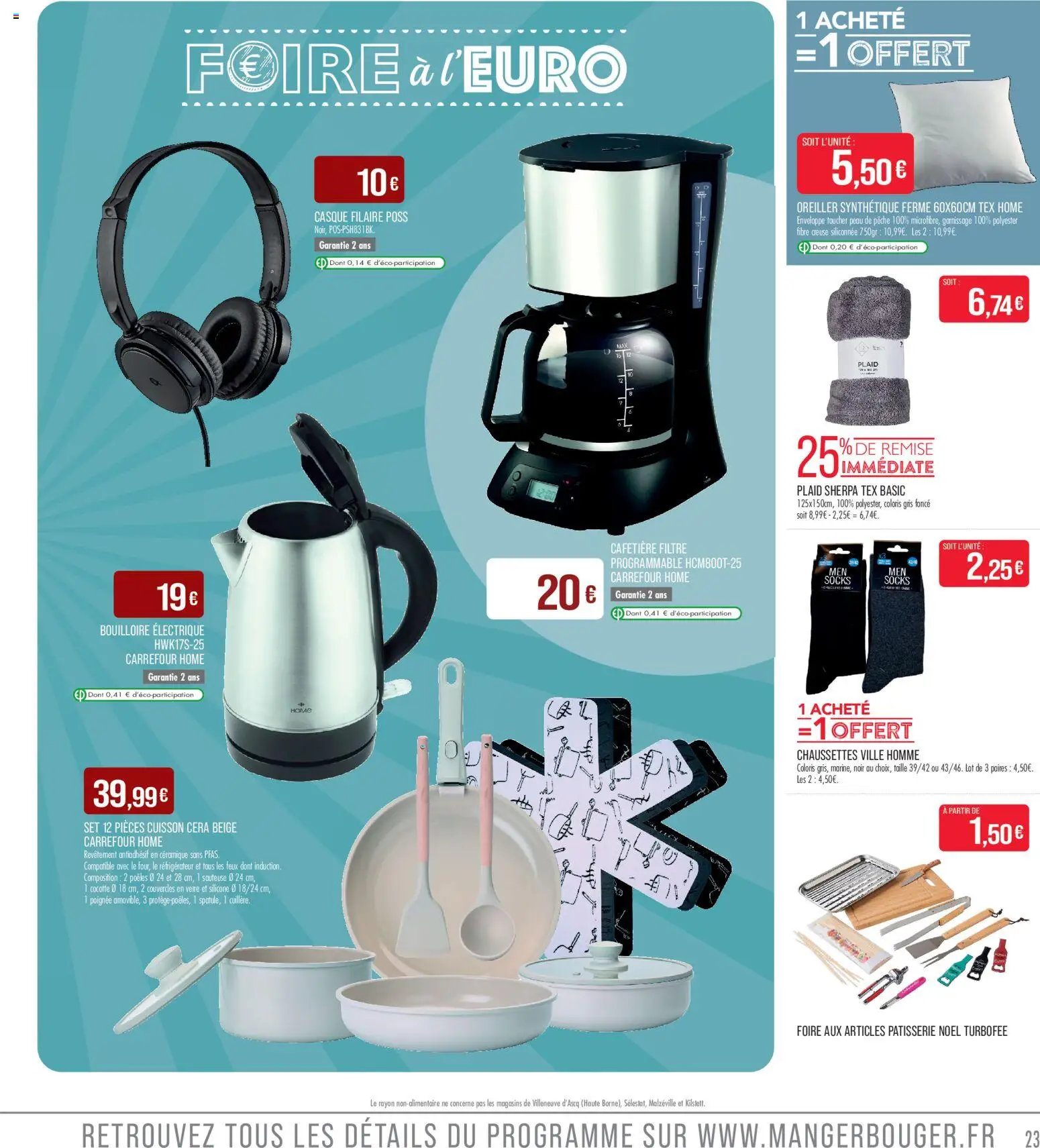 {H1} | Page: 23 | Produits: Pêche, Réfrigérateur, Bouilloire, Bouilloire électrique