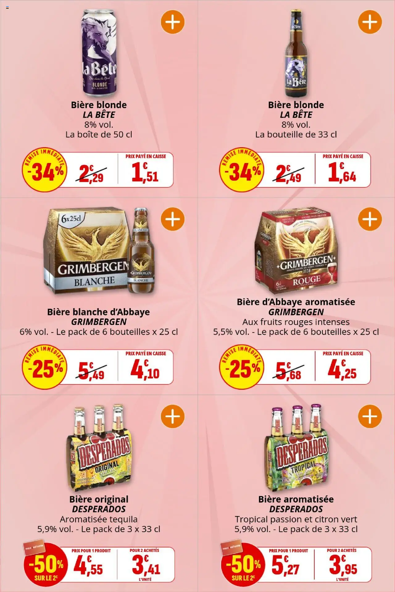 {H1} | Page: 35 | Produits: Desperados, Citron vert, Bière blonde, Bière