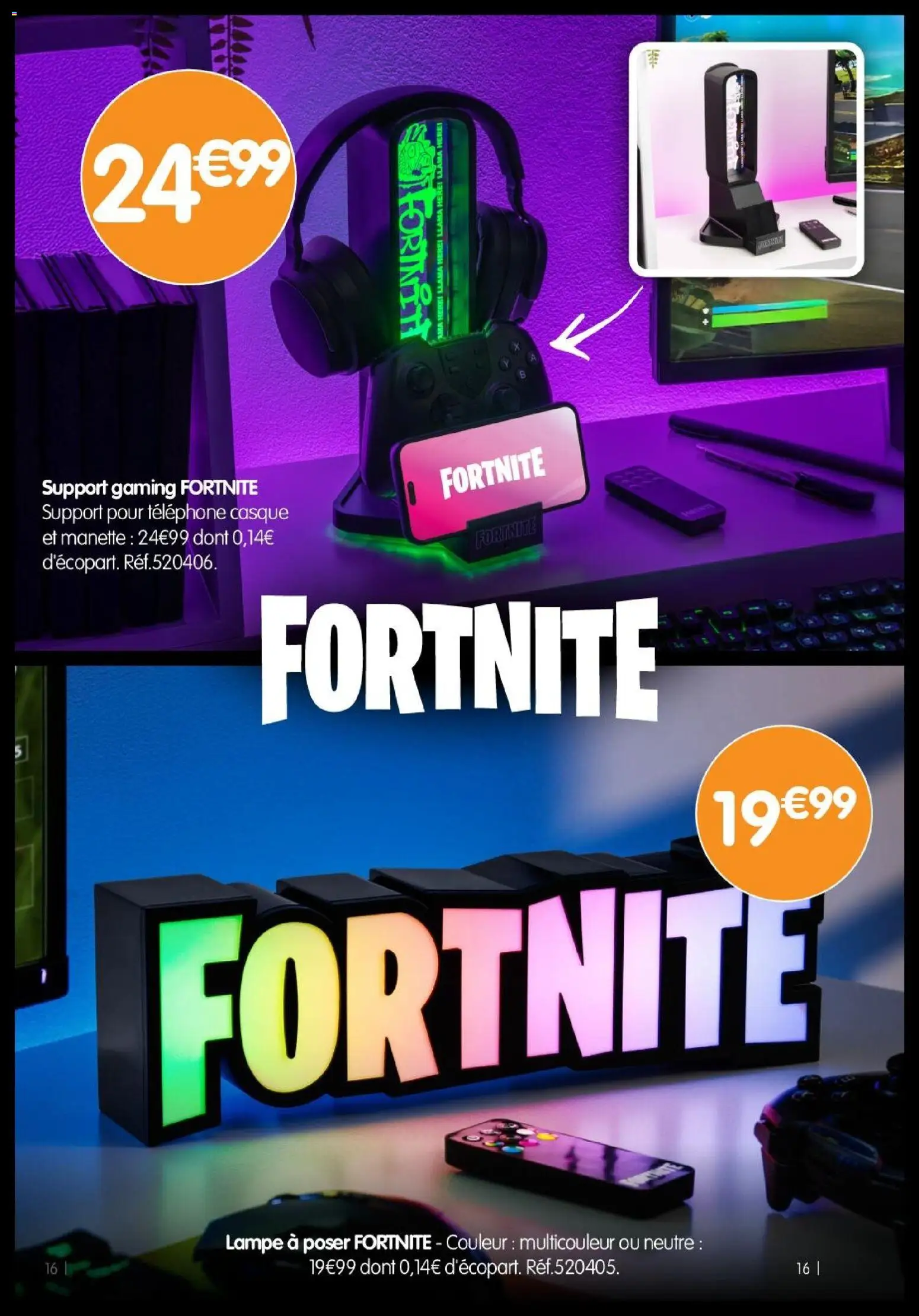 {H1} | Page: 16 | Produits: Téléphone, Lampe, Casque