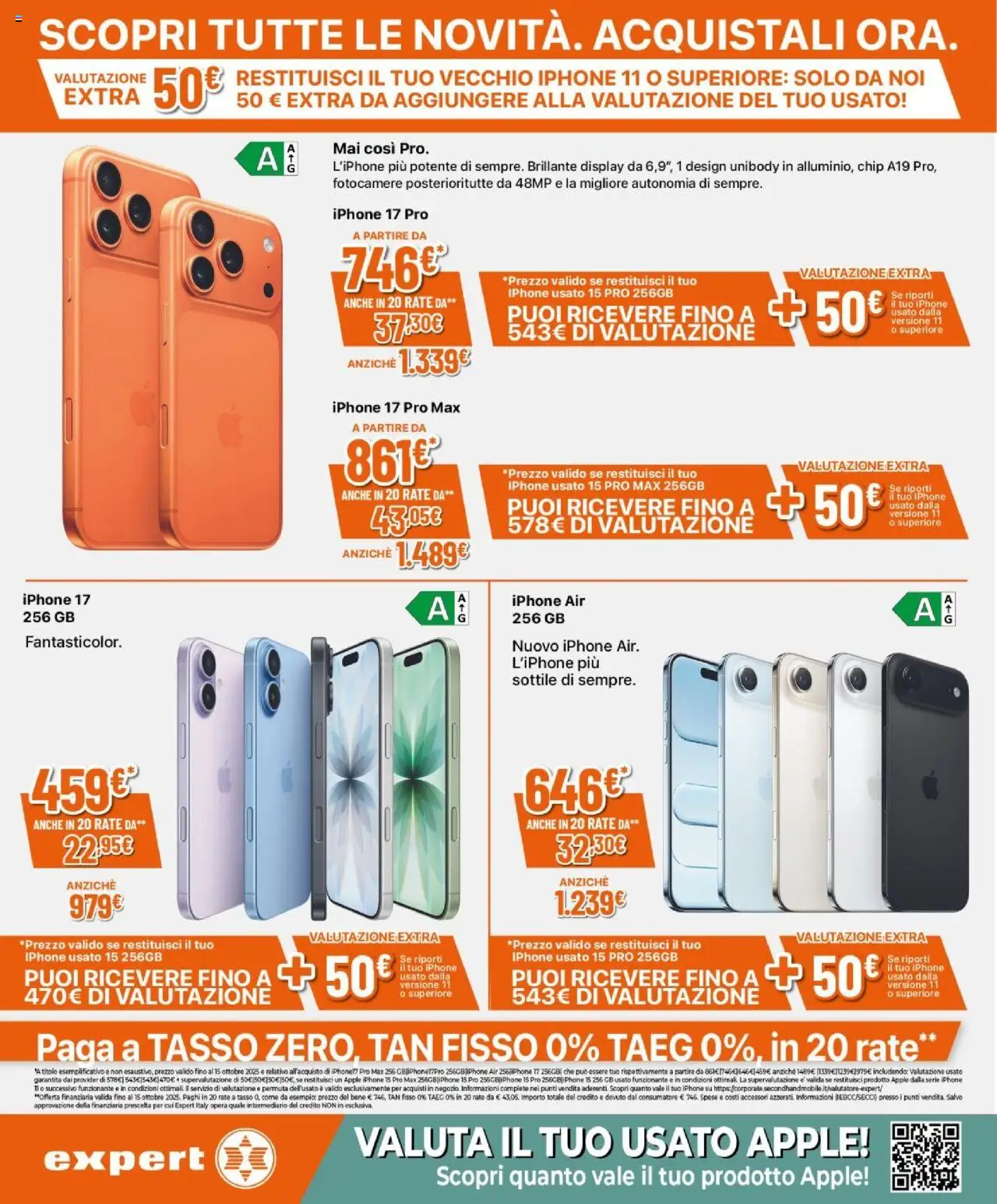 Volantino Expert del 25.09.2025 | Pagina: 6 | Prodotti: Iphone