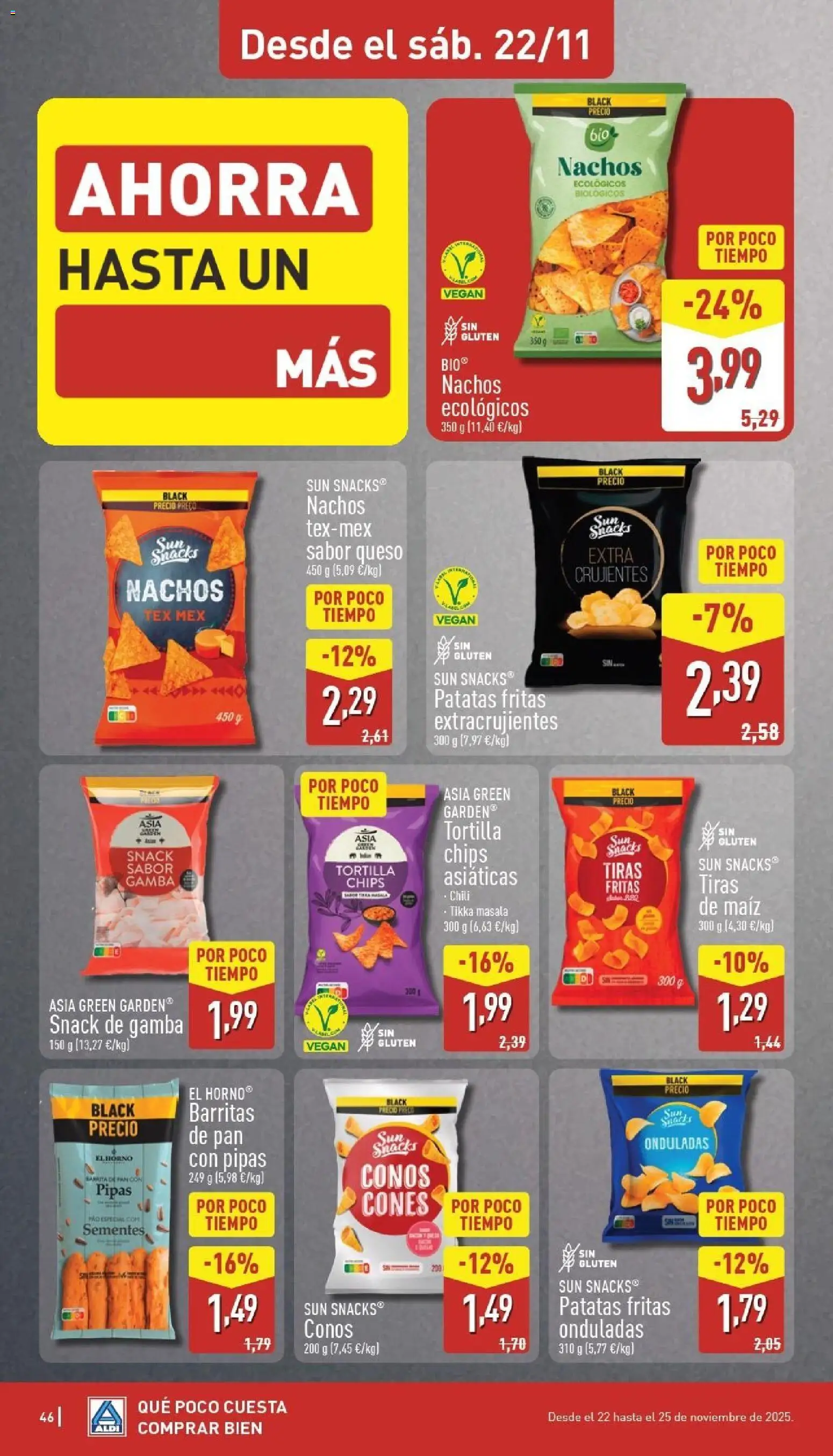 Aldi folleto Península │ válido desde el 17.11.2025 | Página: 46 | Productos: El horno, Pan, Horno, Gamba