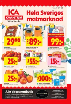 ICA Kvantum - Lund - Förhandsvisning av reklamblad från butik ICA Kvantum aktuell från 28.07.2025
