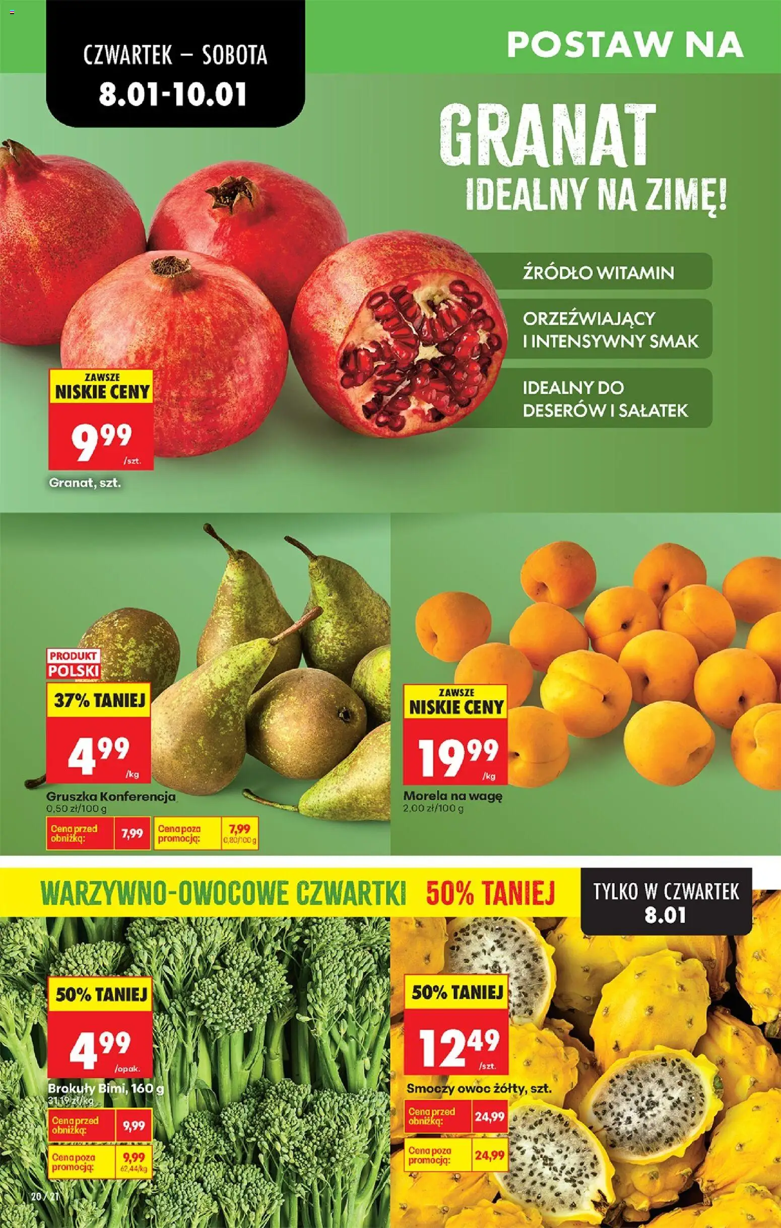 Biedronka gazetka - Oferta w tym tygodniu od 08.01.2026 | Strona: 22 | Produkty: Gruszka, Smoczy owoc