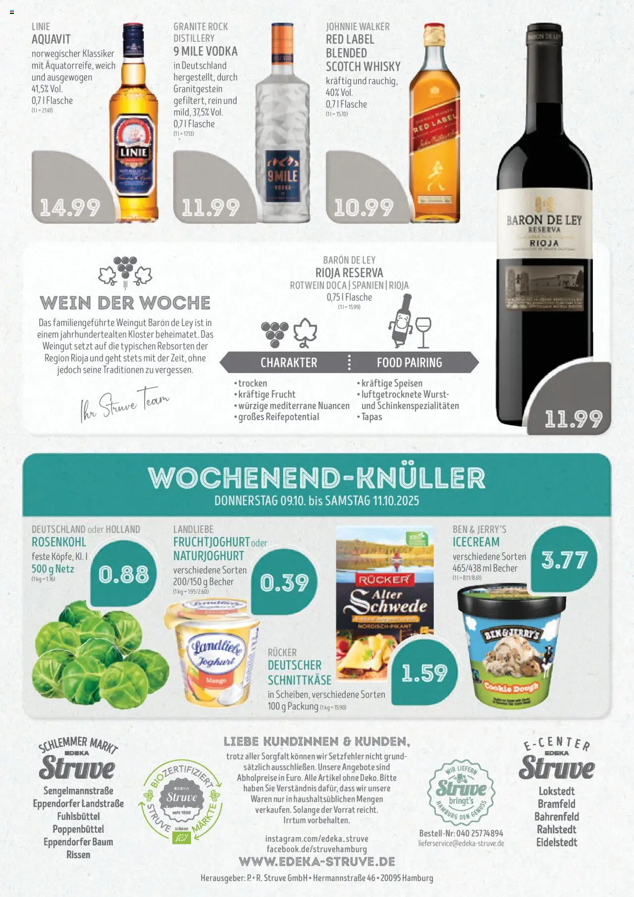 Edeka Struve Prospekt 	 – gültig ab 06.10.2025 | Seite: 16 | Produkte: Joghurt, Rotwein, Mango, Rock