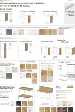 Jela katalog - pregled Jela kataloga - važi od 20.10.2025 | Strana: 112 | Proizvode: Rešetka, Radna ploča, Orah