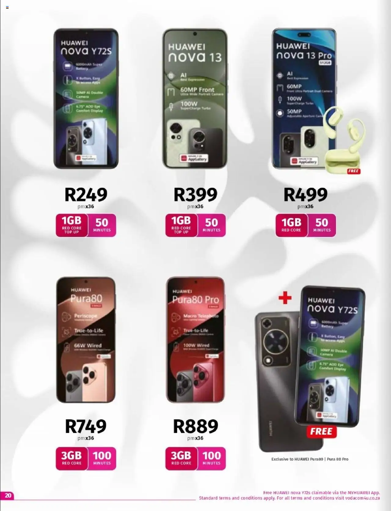 New Vodacom catalogue – valid from 07.10.2025 | Page: 20 | Products: Camera