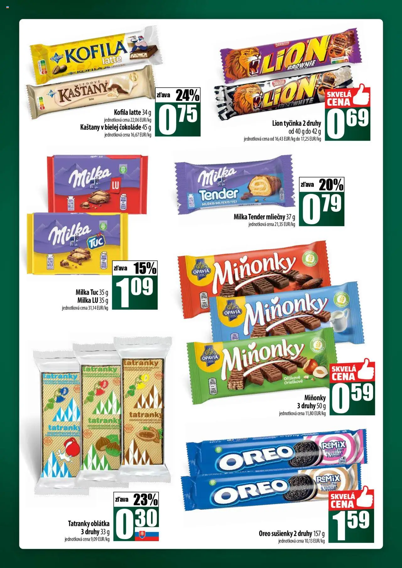 Nové COOP Jednota akcie – leták je platný od 02.10.2025 | Strana: 40 | Produkty: Milka