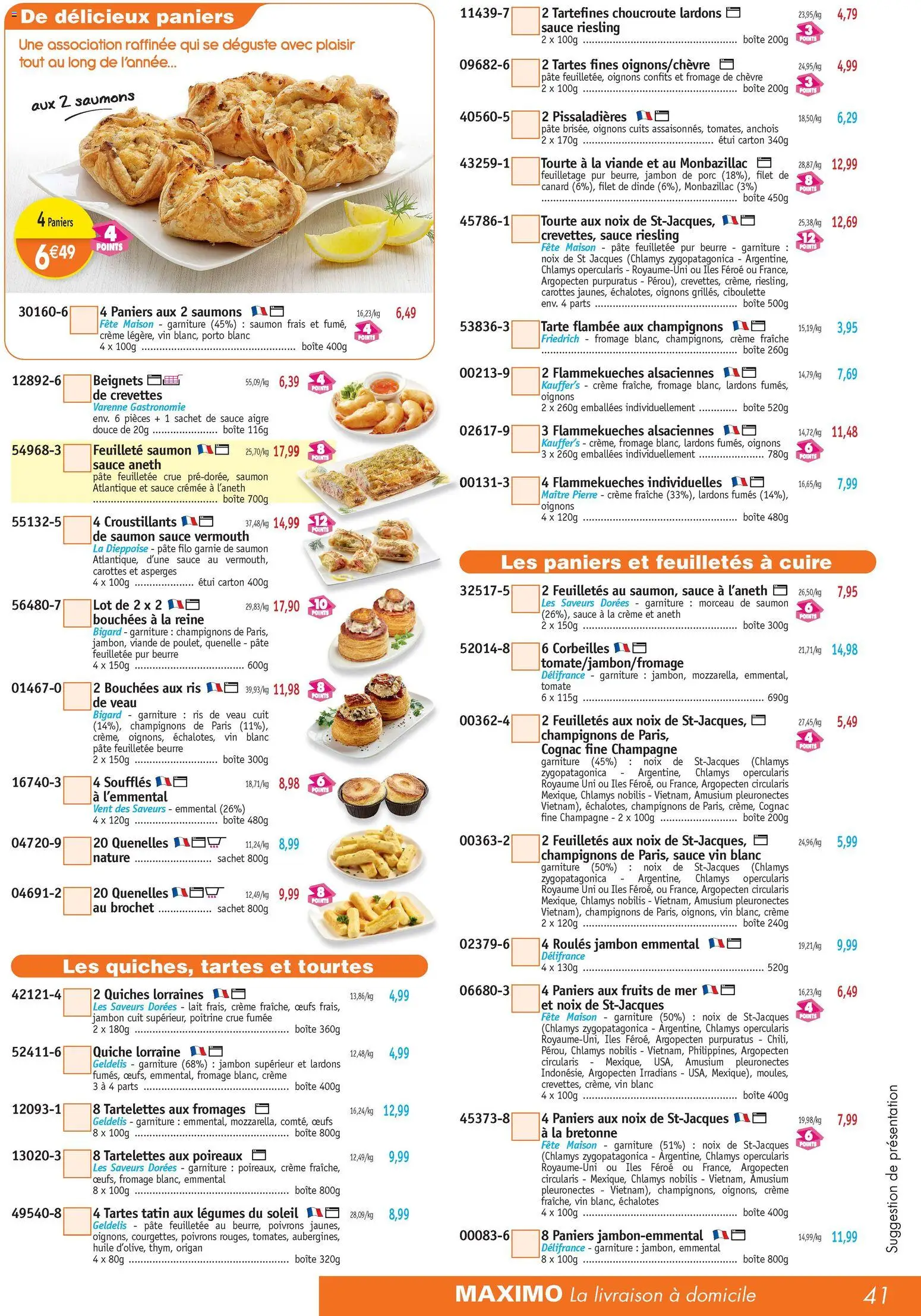 {H1} | Page: 41 | Produits: Lardons, Beurre, Viande, Porc