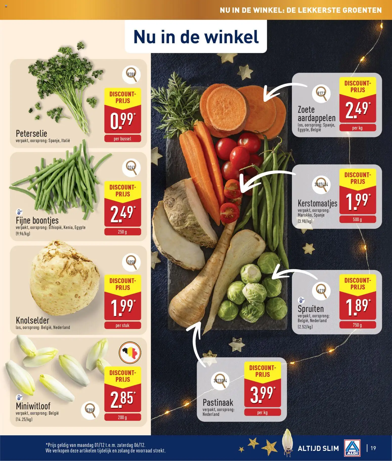 {H1} | Pagina: 19 | Producten: Kész piskótalap, Groenten