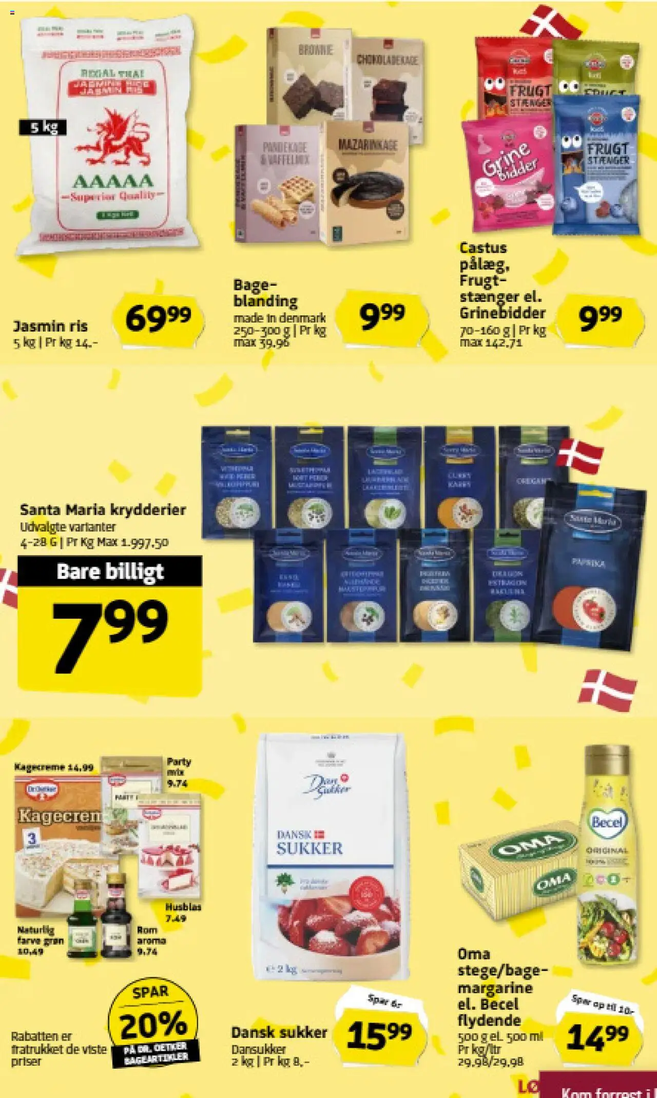Løvbjerg tilbudsavis – gyldig fra 19.09.2025 | Side: 13 | Produkter: Ris, Margarine, Sukker, Kagecreme