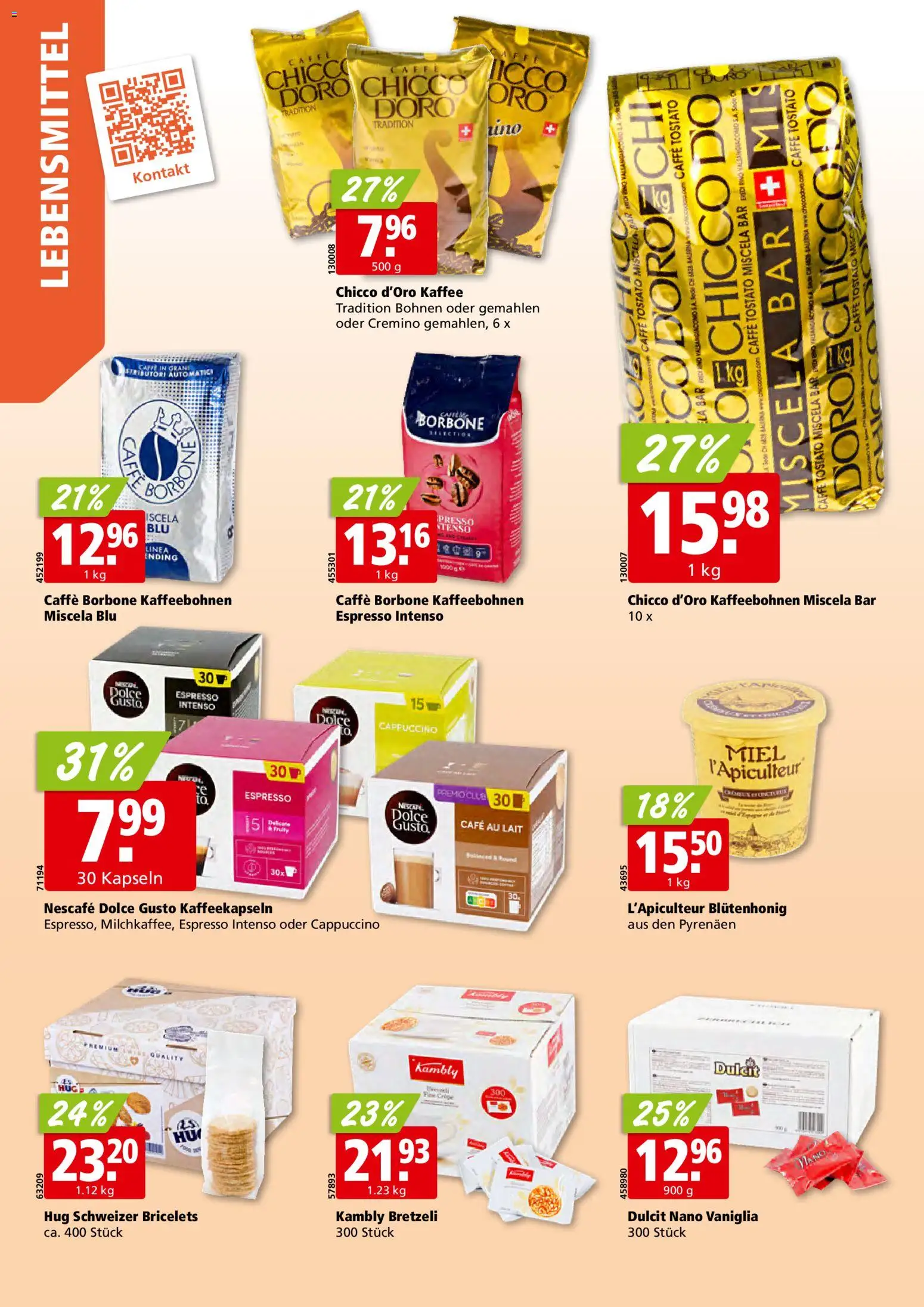 Aligro Aktionen Schlieren, Gossau SG, Frauenfeld, Rapperswil-Jona, Sargans, Bern, Brüttisellen, Pratteln, Emmen, Spreitenbach – gültig ab 23.02.2026 | Seite: 24 | Produkte: Kaffee