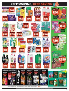Checkers specials catalogue – valid from 09.03.2026 | Page: 3 | Products: Brandy, Pads, Antiseptic liquid, Milk