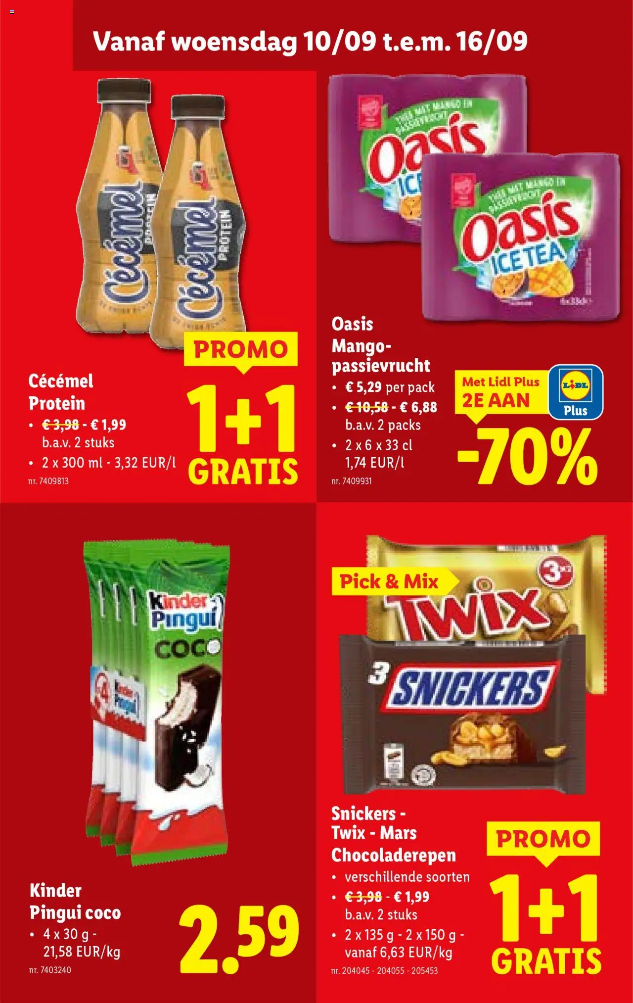  | Pagina: 22 | Producten: Mars, Twix, Snickers, Mango
