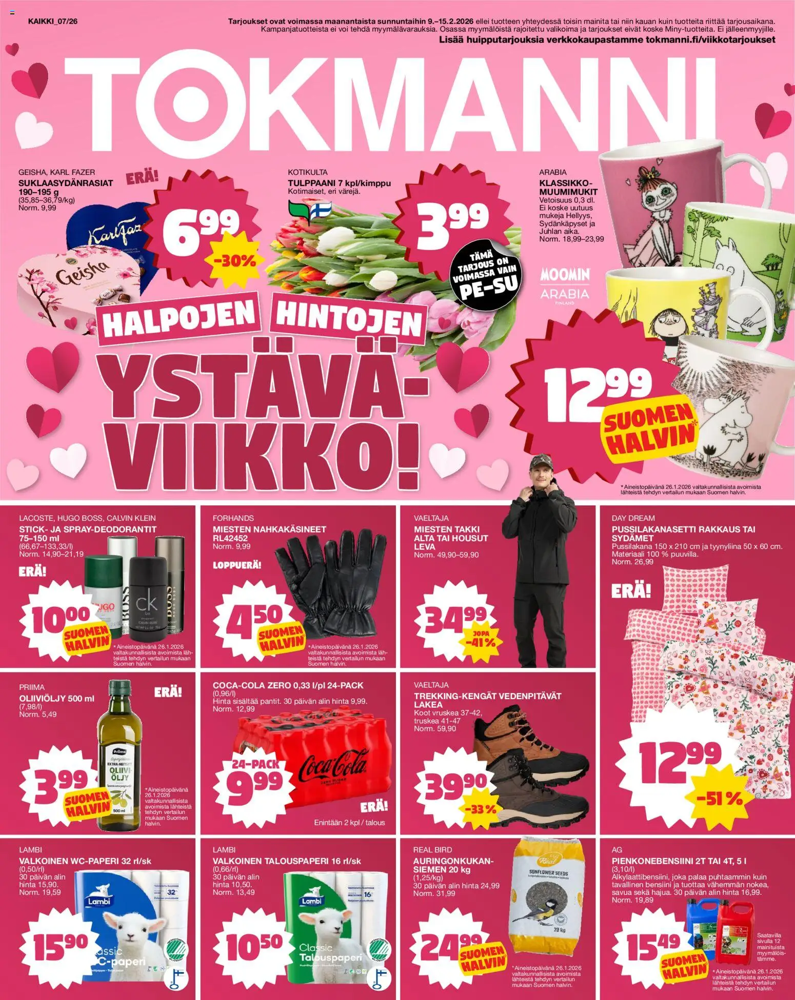 Tokmanni tarjoukset – voimassa 09.02.2026 alkaen | Sivu: 1