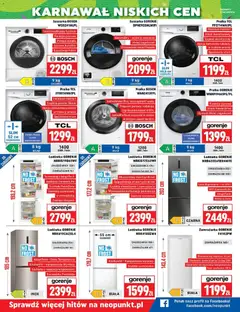Pogląd oferty "Neopunkt Gazetka" - ważna od 02.02.2026 | Strona: 4 | Produkty: Lodówka, Zamrażarka, Pralka, Suszarka