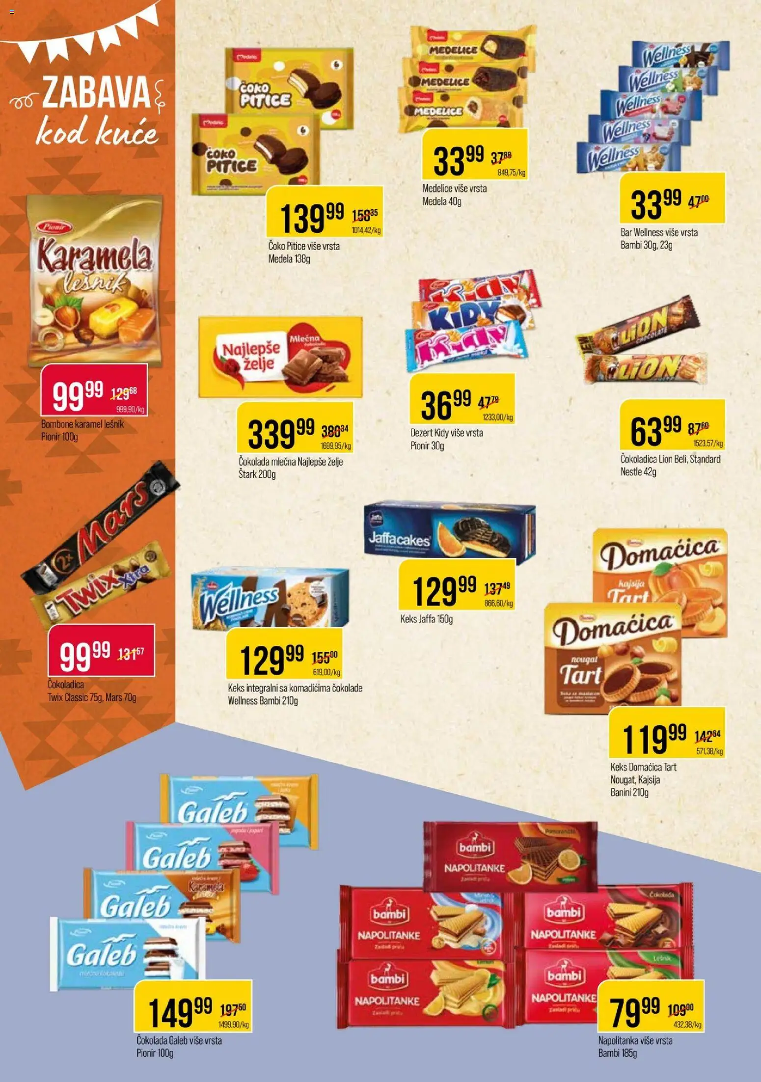 Metalac Proleter katalog - važi od 14.01.2026 | Strana: 8 | Proizvode: Bombone, Keks, So, Čokolada
