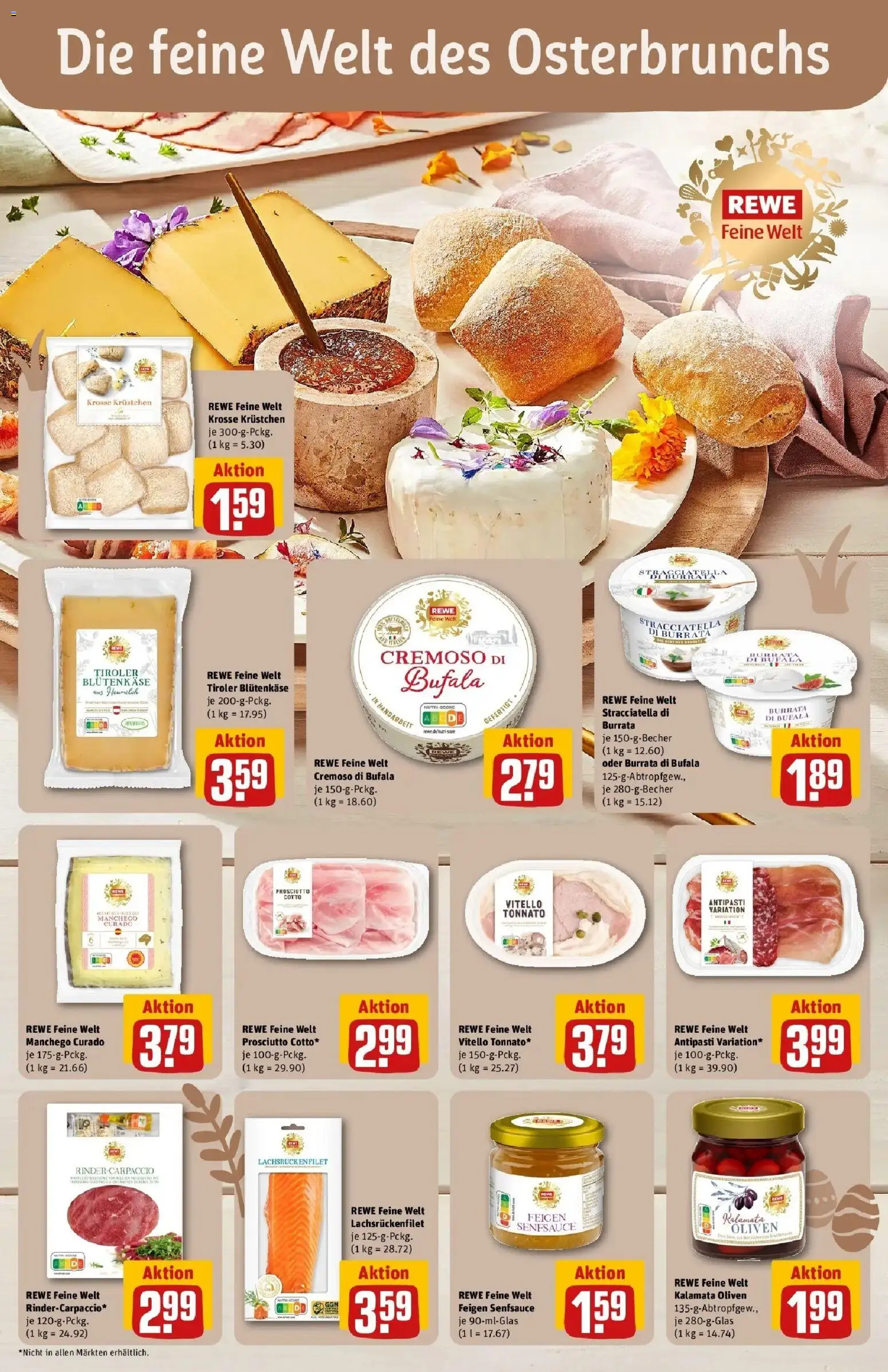 Rewe Prospekt Egelsbach	 – gültig ab 15.03.2026 | Seite: 28 | Produkte: Burrata