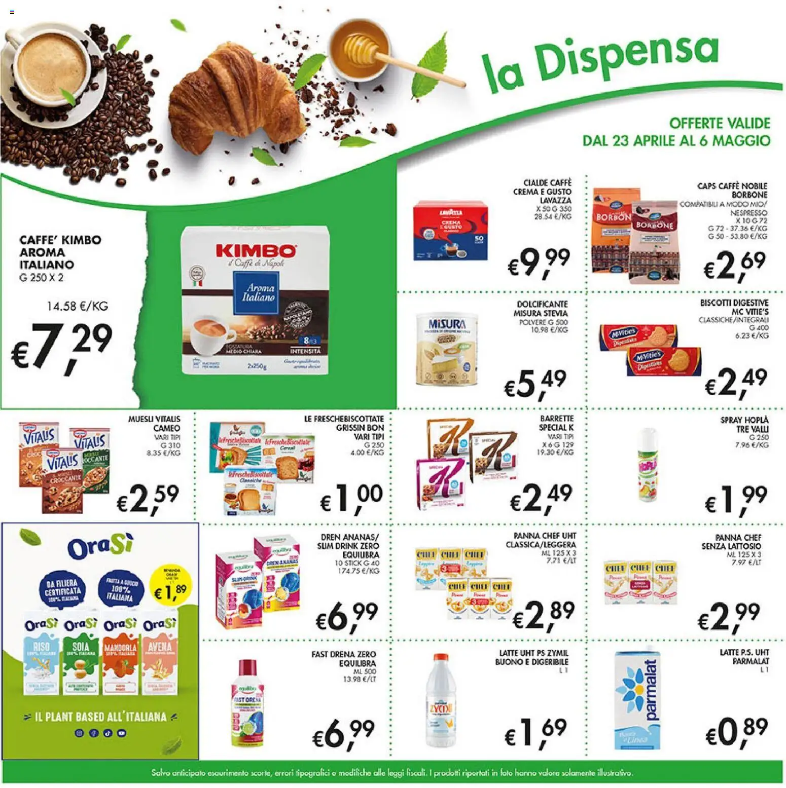 Volantino Coal del 23.04.2026 | Pagina: 19 | Prodotti: Stevia, Muesli, Biscotti, Borsone