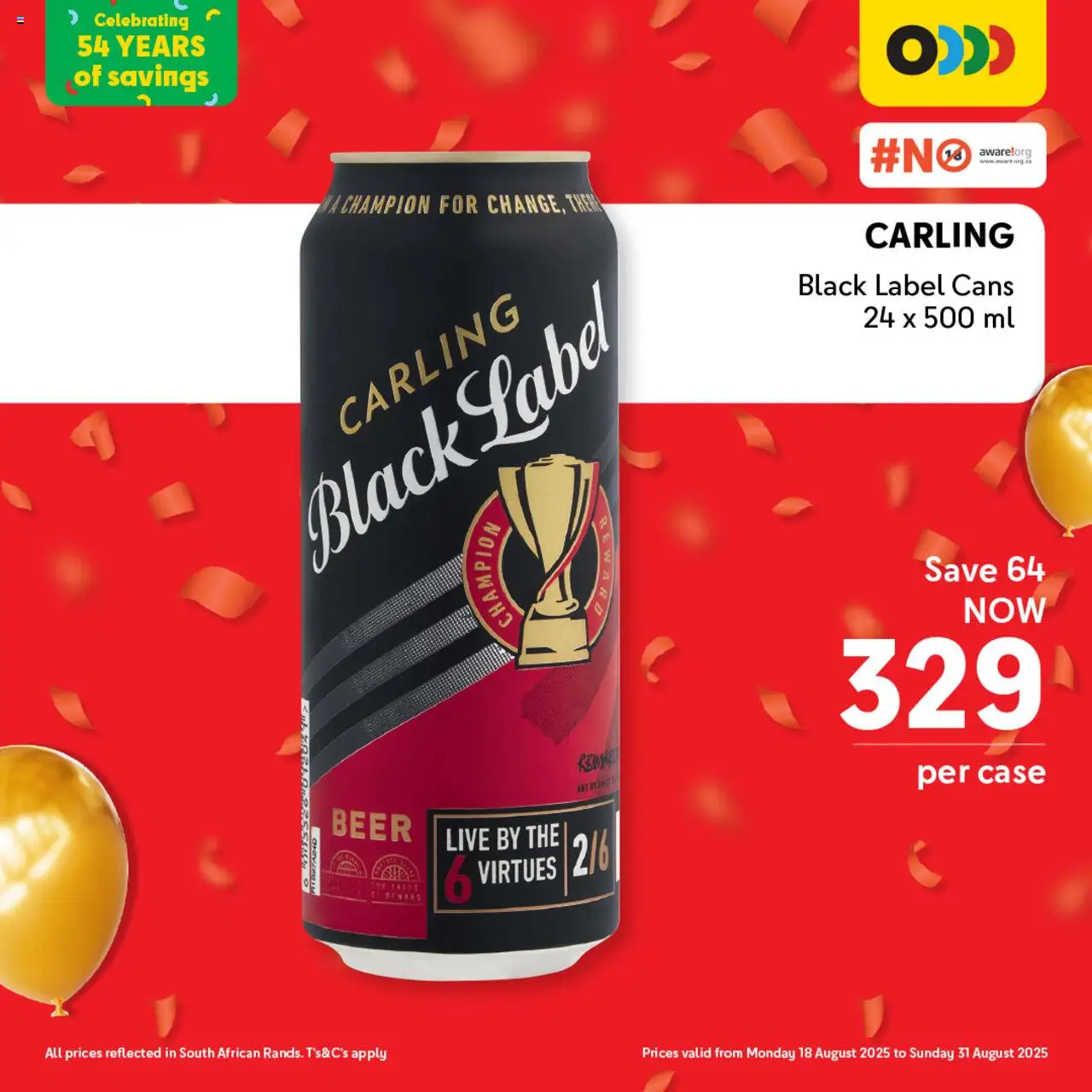 Makro Birthday Deals Beer and Cider │ valid from 18.08.2025 | Page: 3 | Products: Case, Beer