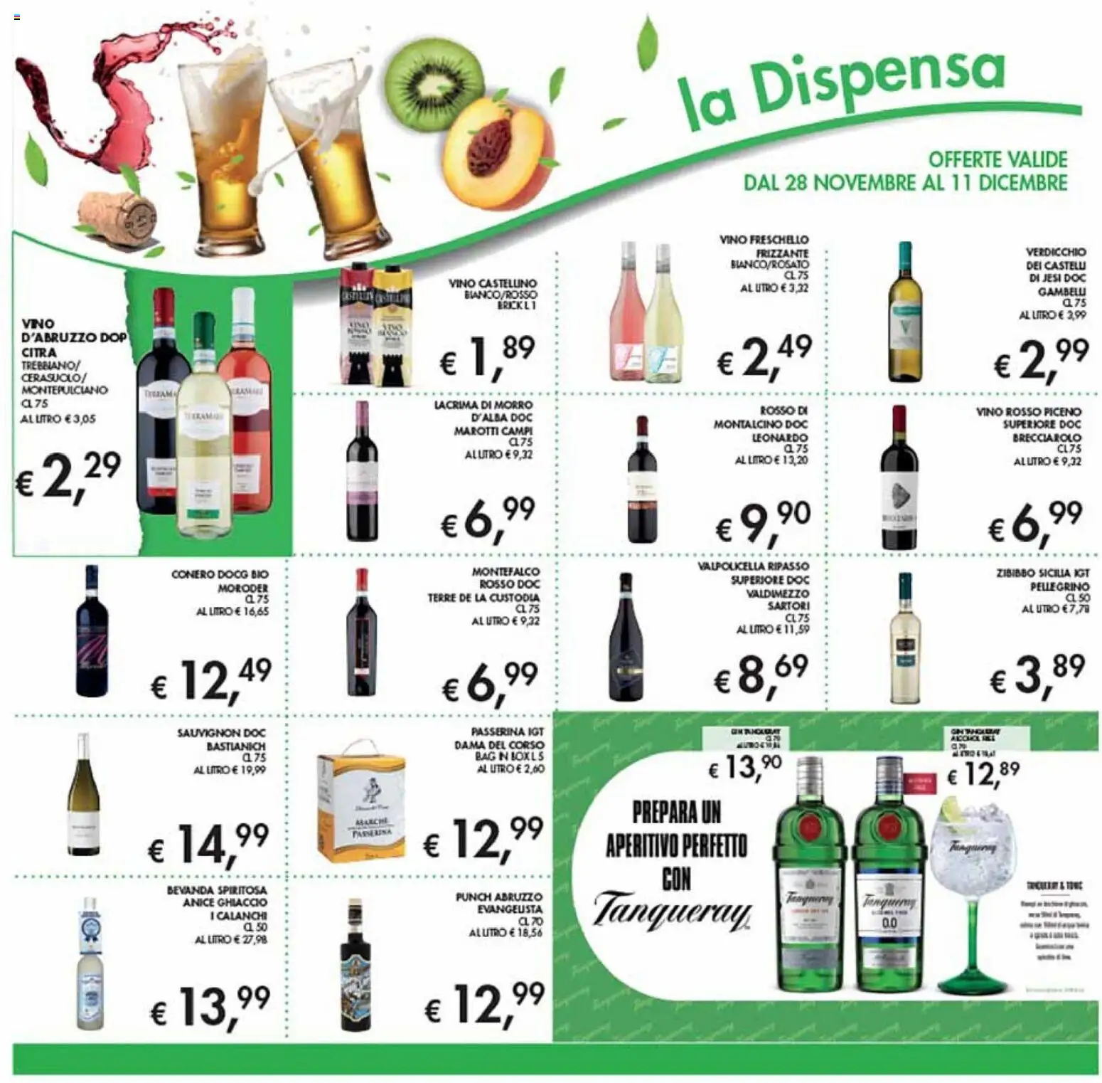 Volantino Coal del 28.11.2025 | Pagina: 16 | Prodotti: Vino, Vino rosso, Aperitivo