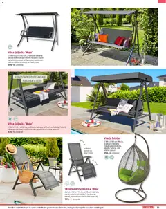 Bauhaus - Katalog - Pregled kataloga iz trgovine Bauhaus, vrijedi od 23.03.2026 | Stranica: 35 | Proizvodi: Fotelja, Ležaljka, Ljuljačka