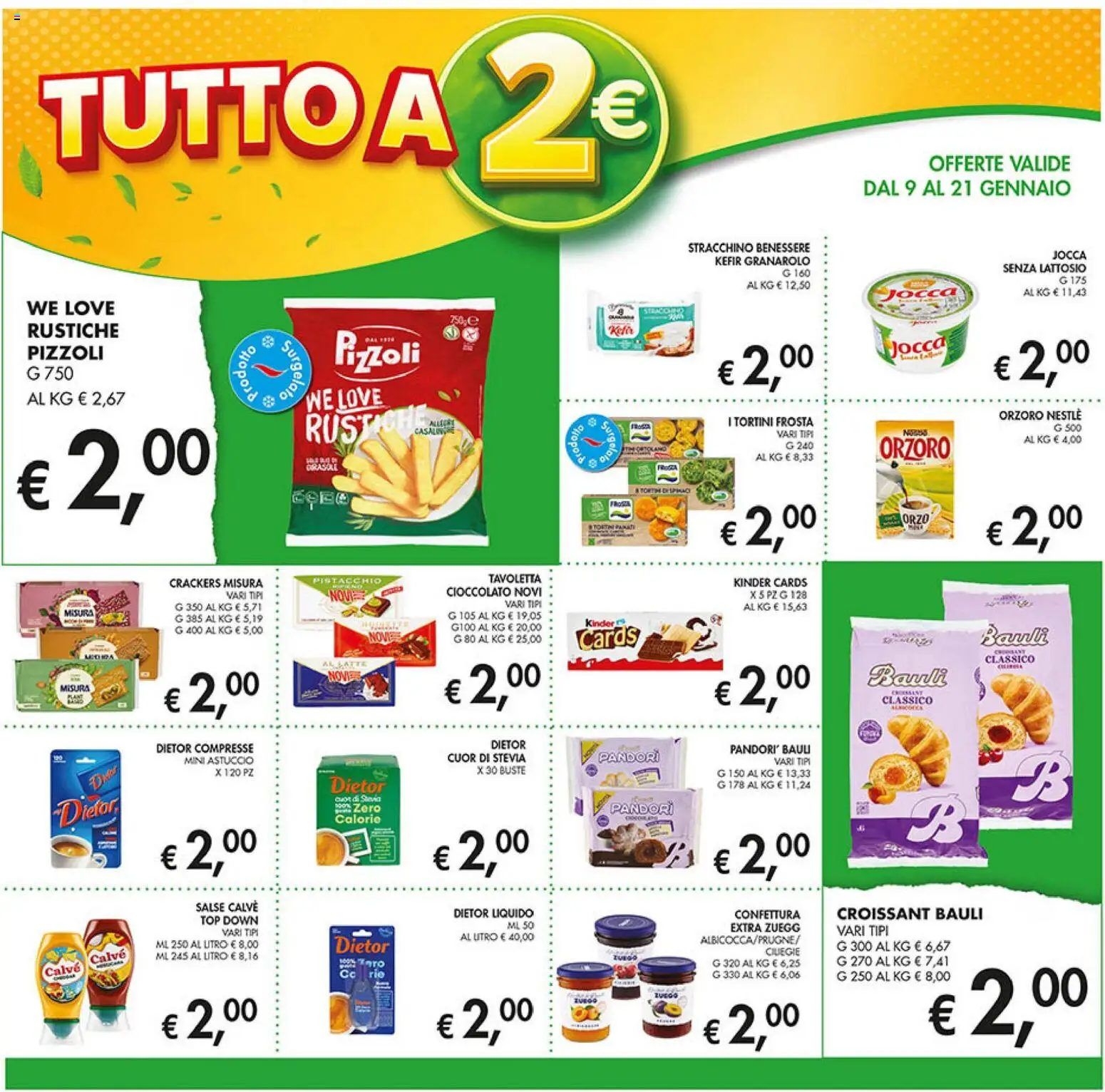 Volantino Coal del 09.01.2026 | Pagina: 6 | Prodotti: Latte, Top, Stracchino, Astuccio