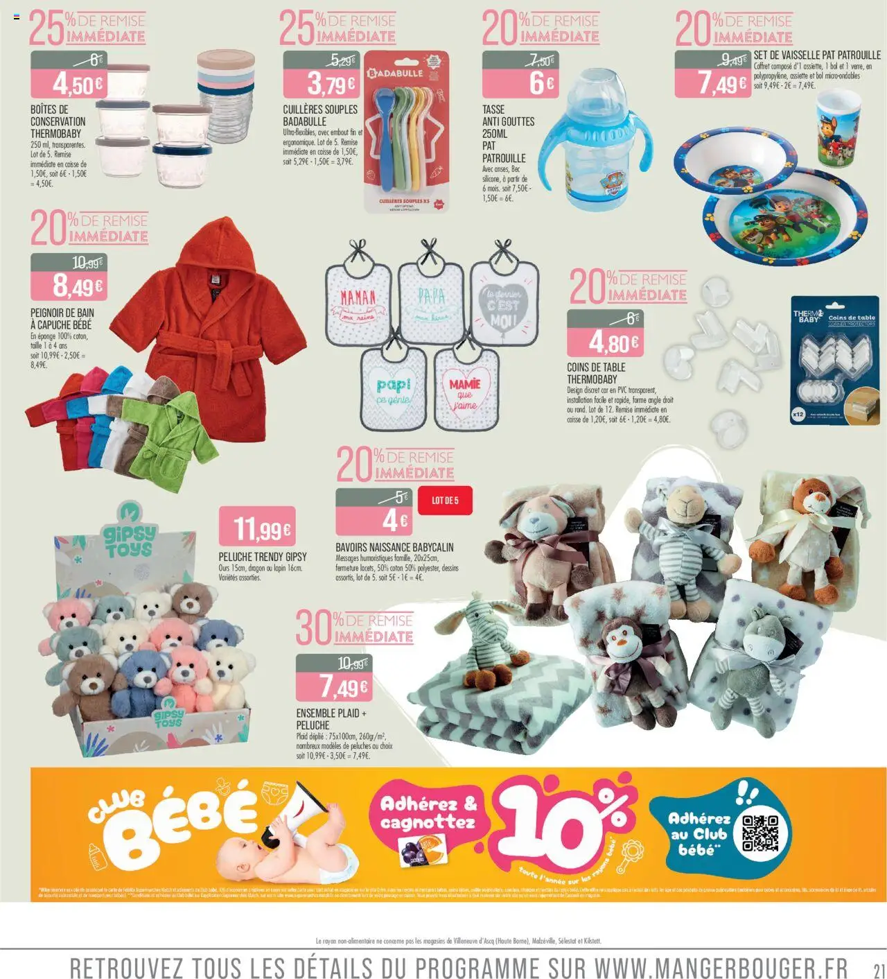  | Page: 21 | Produits: Peignoir, Coton, Lapin, Table