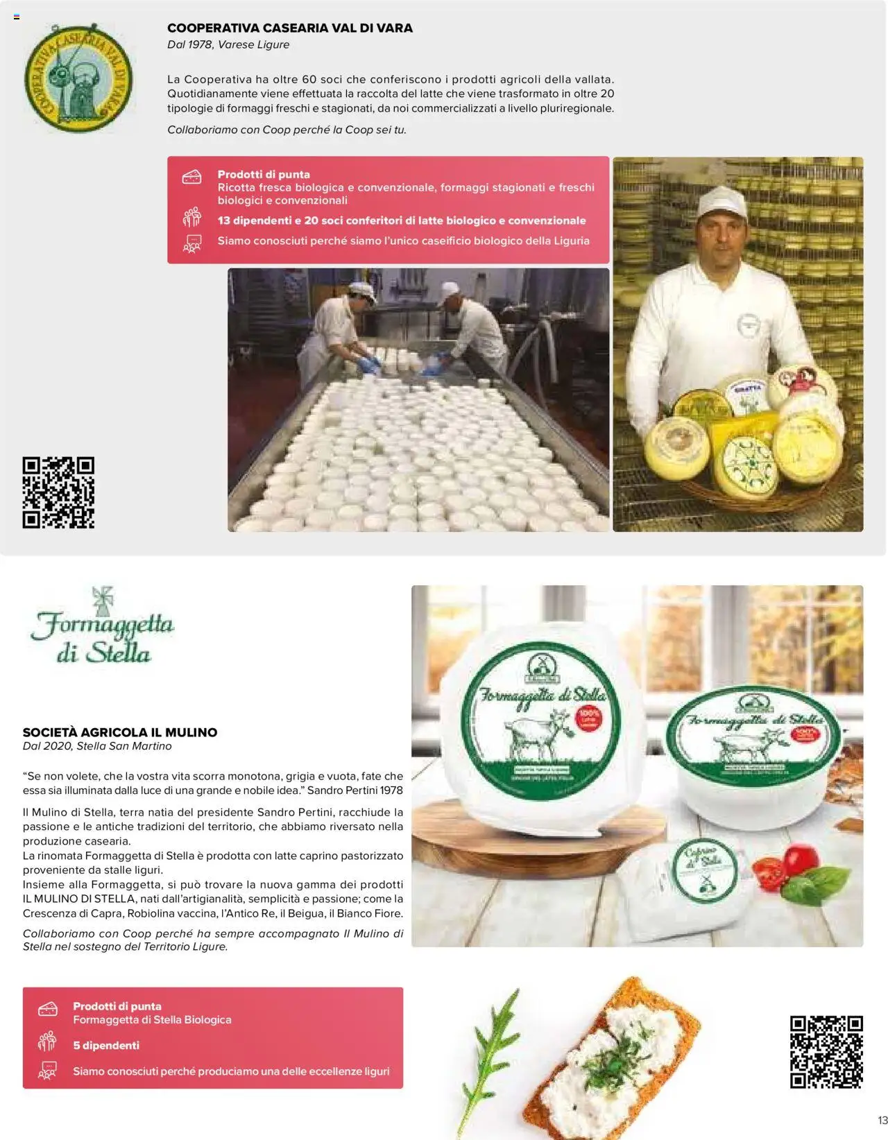 Volantino COOP del 09.10.2025 | Pagina: 13 | Prodotti: Latte, Ricotta, Crescenza, Terra