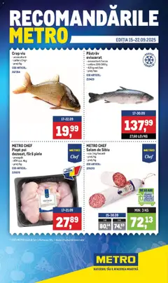 Ofertele Metro valabile de la 15.09.2025