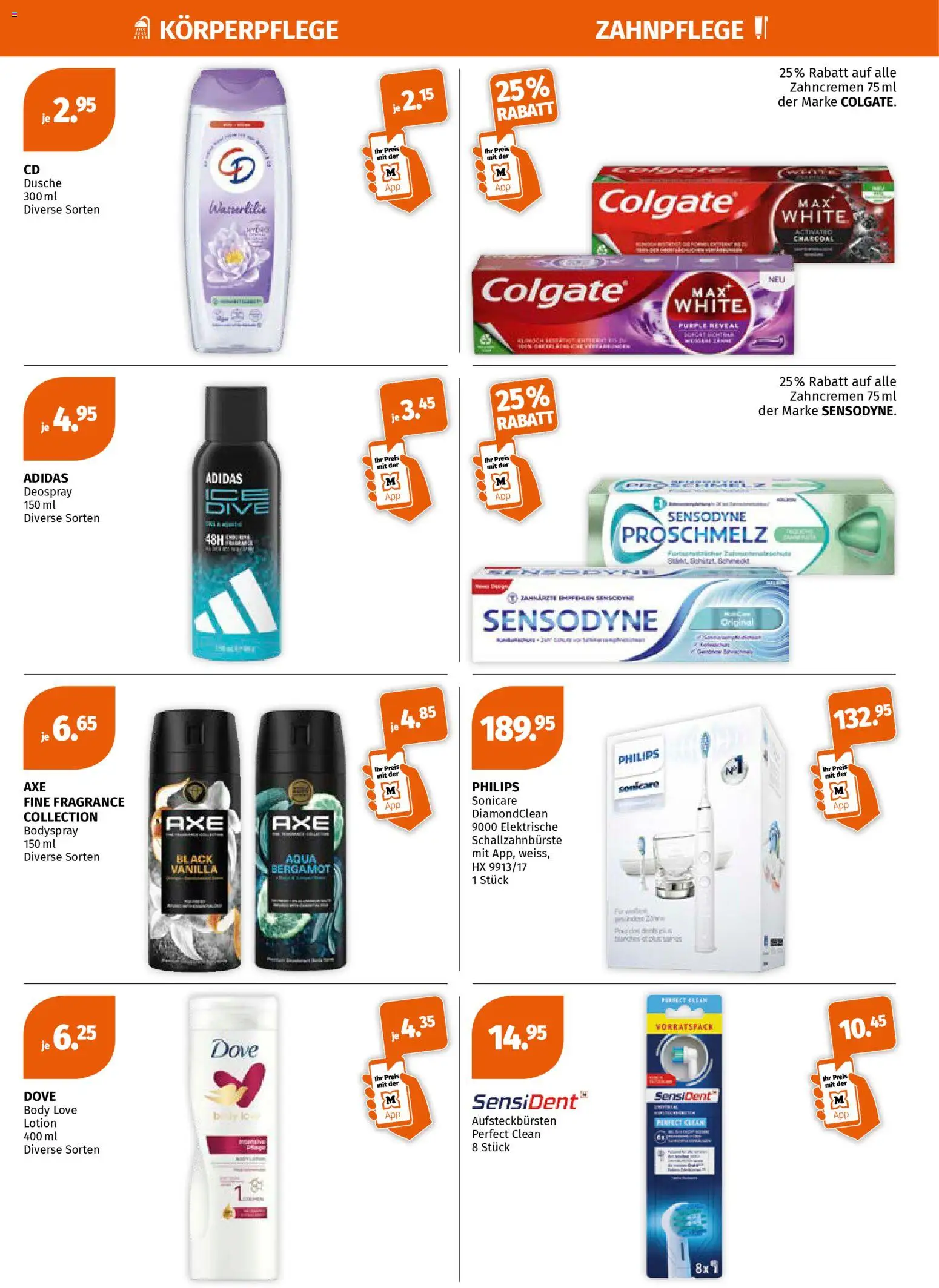 Müller aktionen – gültig ab 23.04.2026 | Seite: 5 | Produkte: Dusche, Body Lotion, Deospray, Philips