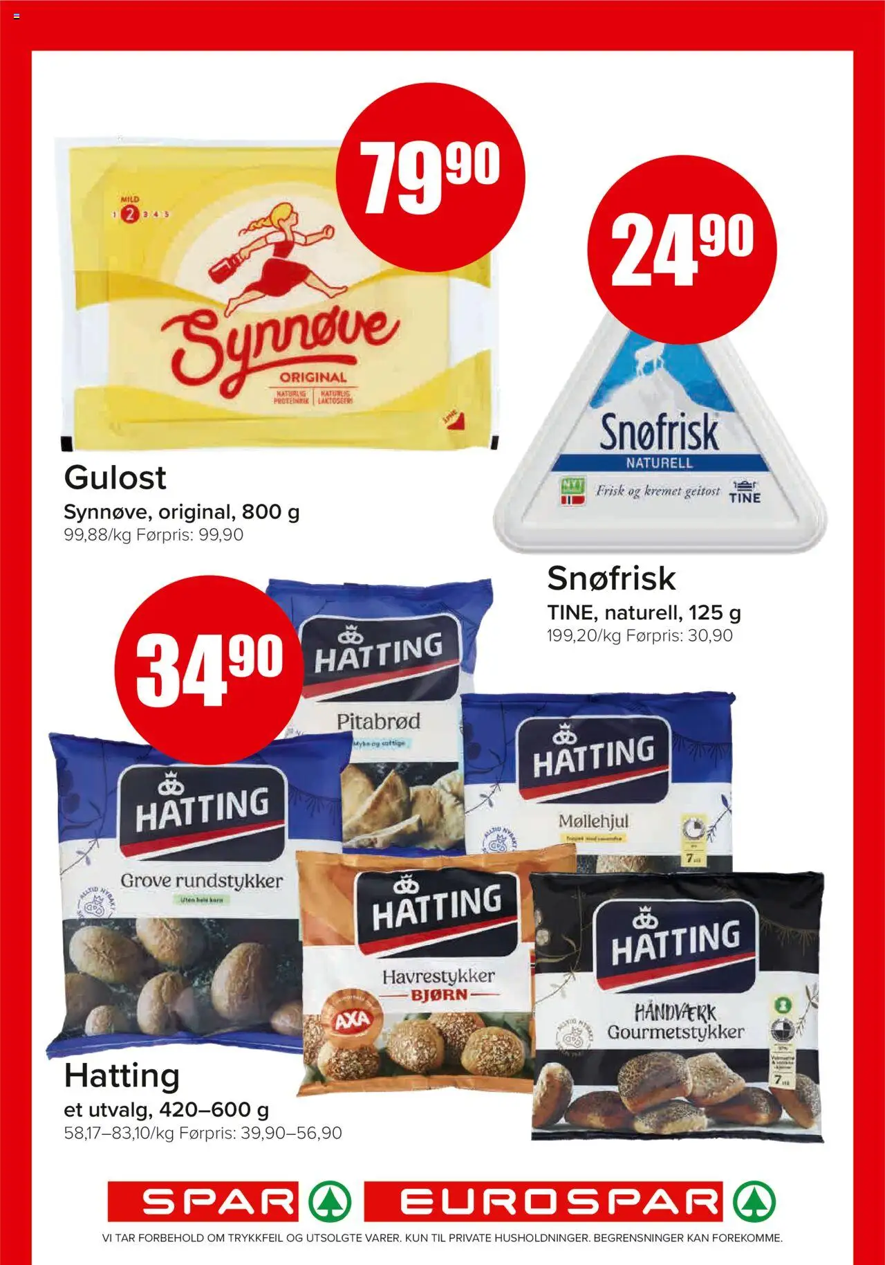  | Side: 10 | Produkter: Gulost, Rundstykker, Бекон