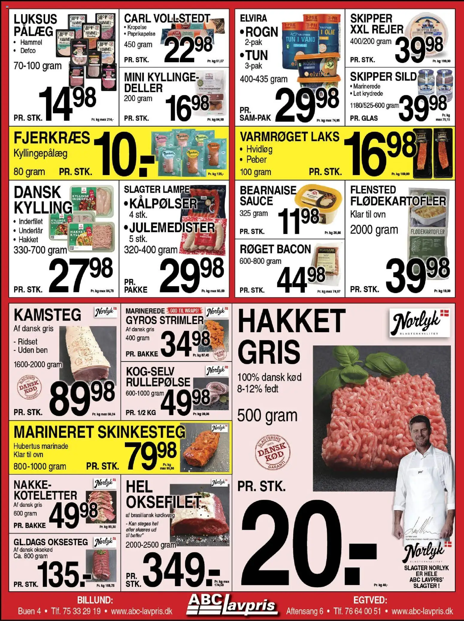 Abc Lavpris tilbudsavis – gyldig fra 19.11.2025 | Side: 3 | Produkter: Pålæg, Peber, Lampe, Rejer