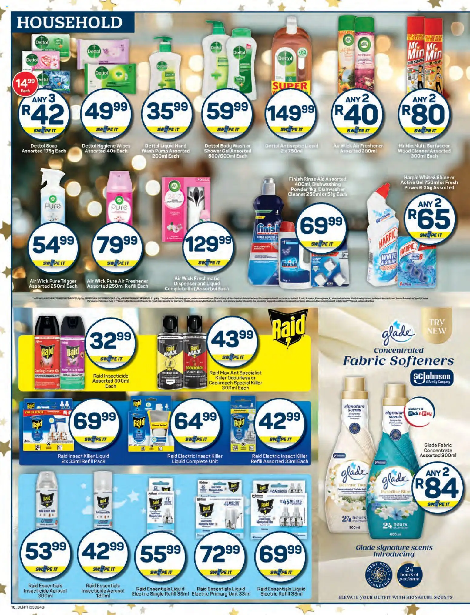 New Pick n Pay catalogue – valid from 15.12.2025 | Page: 10 | Products: Dishwasher, Shower, Shower gel, Body wash