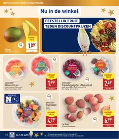Aldi folder week 50 - Voorbeeld van een folder van Aldi, geldig van 15.12.2025 | Pagina: 18 | Producten: Salade, Fruit, Watermeloen, Granaatappel