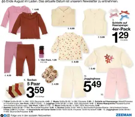 Zeeman Babyprospekt ab 18.07.2025 gültig | Seite: 23 | Produkte: Jogginghose, Bluse, Socken, Leggings