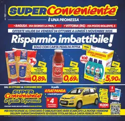 Anteprima del volantino SuperConveniente Vittoria catalogo valido a partire dal 24.10.2025
