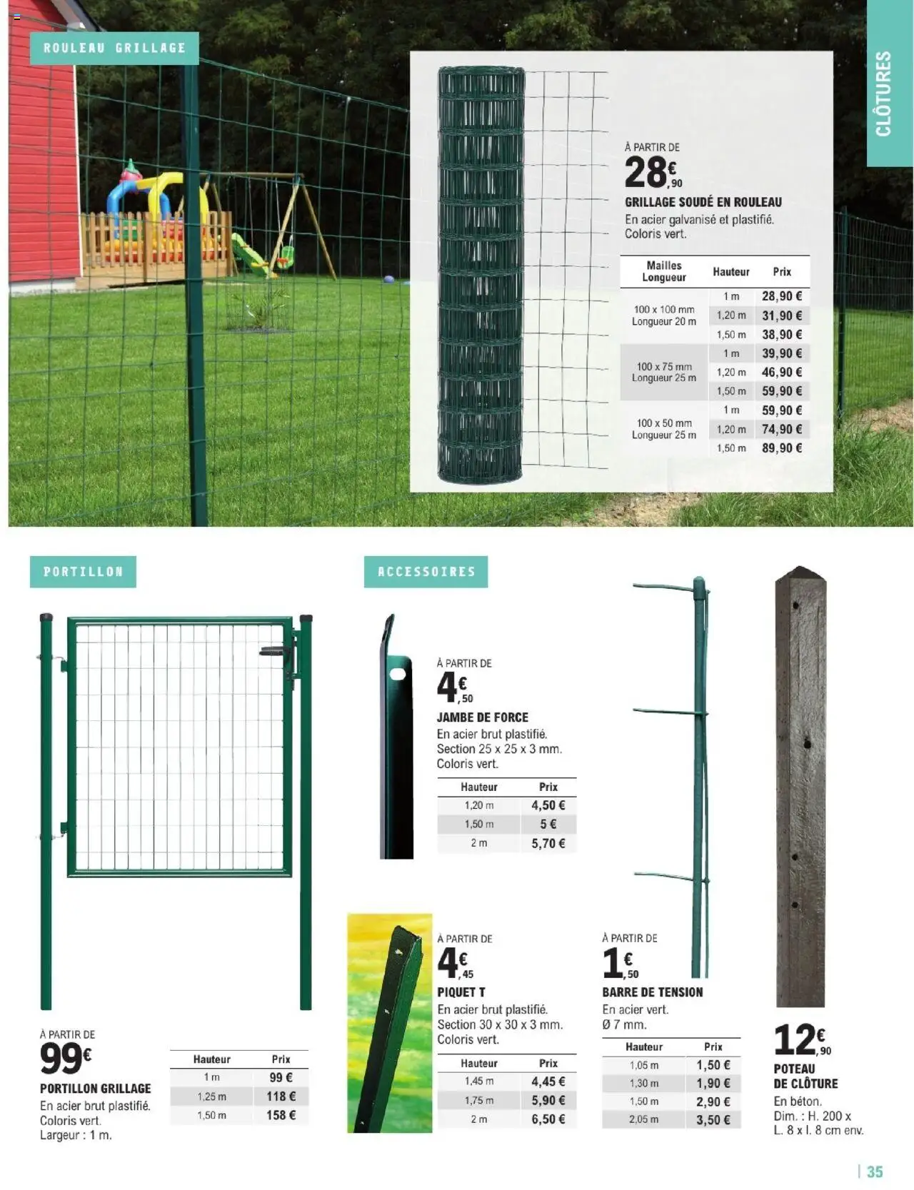  | Page: 35 | Produits: Rouleau, Clôture