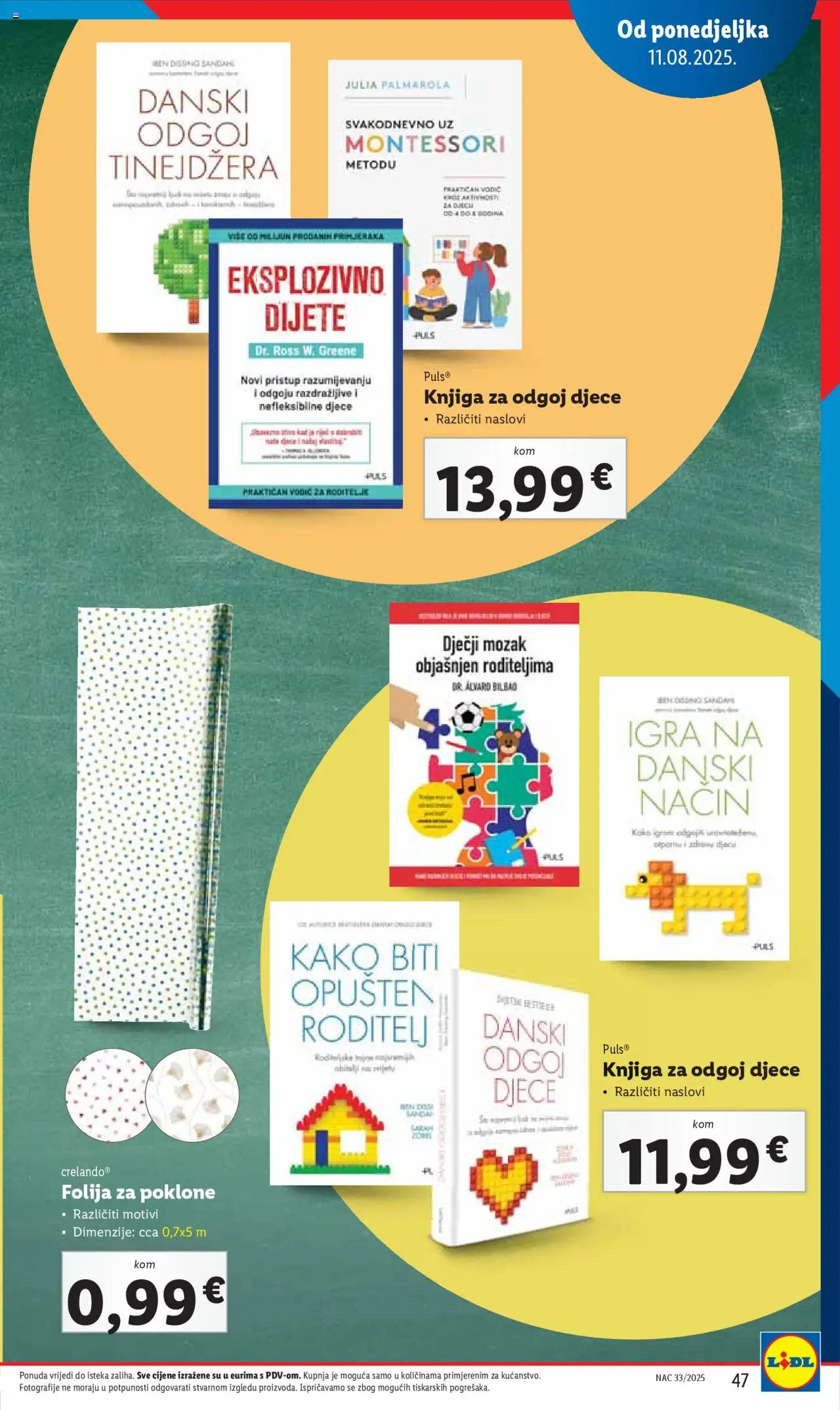 Lidl katalog | vrijedi od 31.07.2025 | Stranica: 47 | Proizvodi: Igra